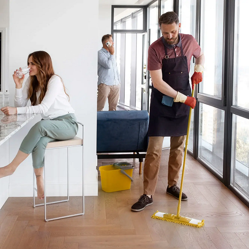Cleaning at home